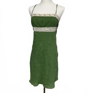 True Y2K Charlotte Russe Fairy Beaded Babydoll Mini Dress, Medium